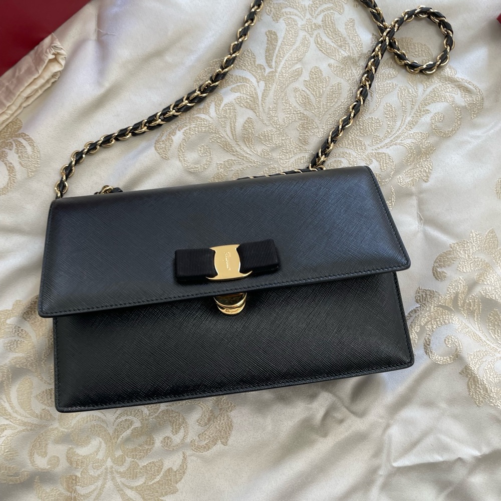 Ferragamo black purse